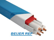 Artiplastic žlab s fólií 110 mm - 1212BCF-W